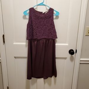 Plum dress